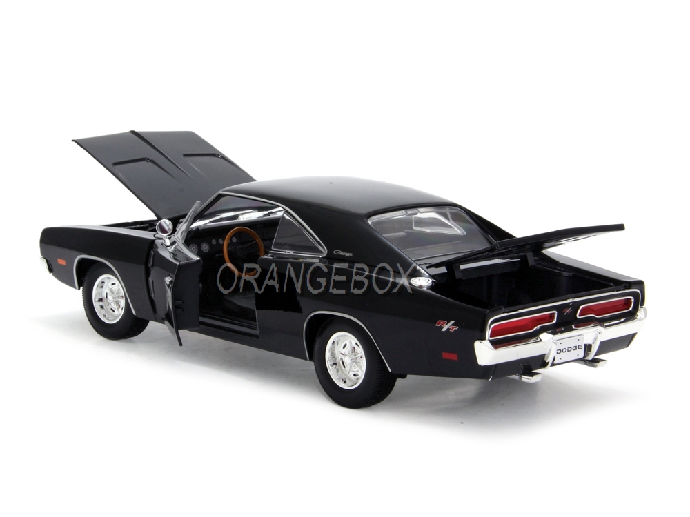 Dodge Charger R/T 1969 Maisto 1:18 Preto - 19 anos! Loja on-line